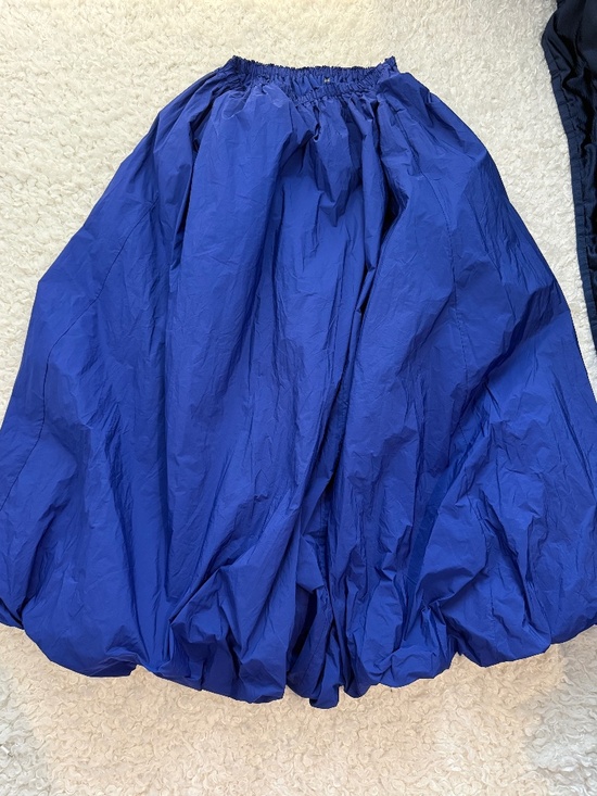 NWT Anthropologie Bubble-Hem Maxi Skirt, M - Picture 4 of 4